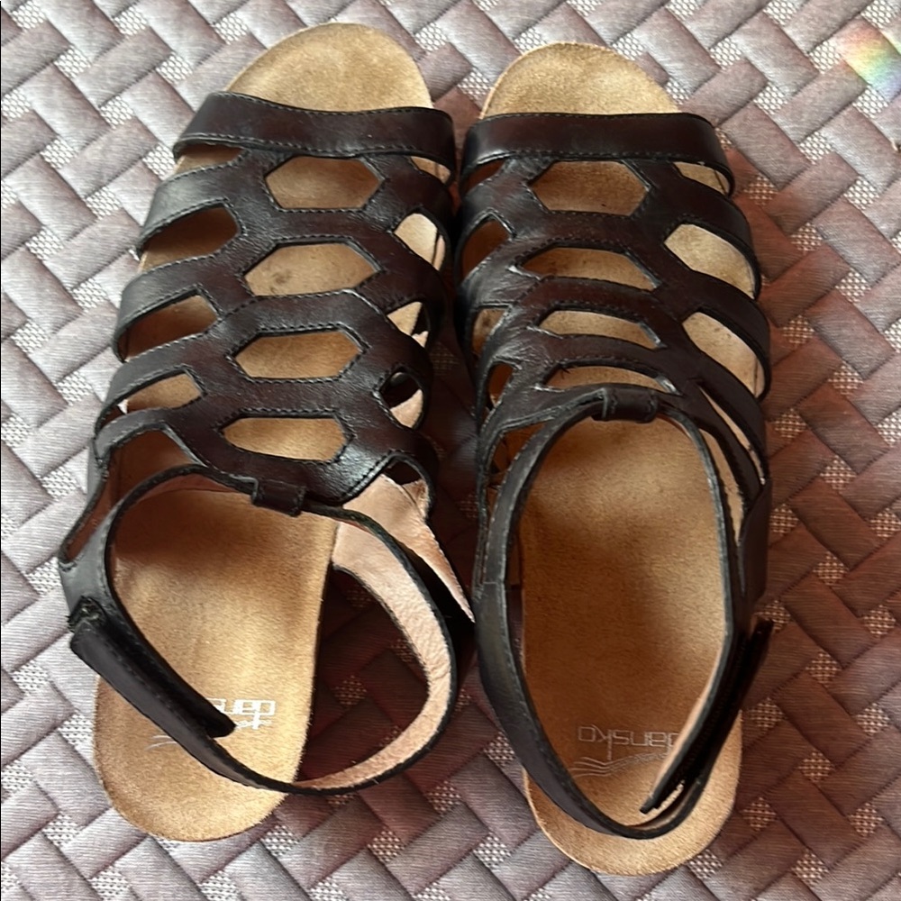 Black Women's Sandals dansko gladiator
